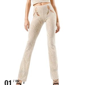 I.AM.GIA Amina Pant - color: Tan Burn Out, size: L